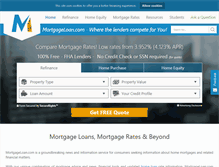Tablet Screenshot of mortgageloan.com